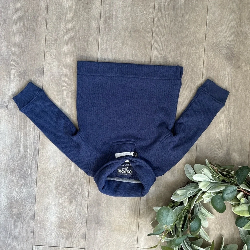 OshKosh B'gosh Toddler Boy Navy Blue Pullover Sweater